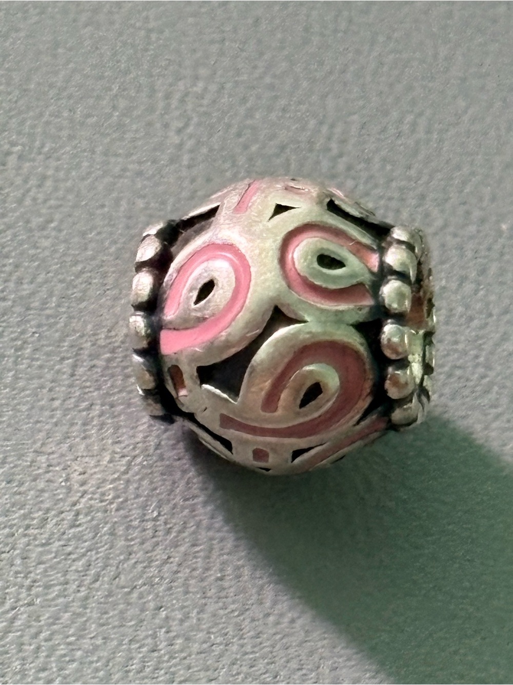 Pandora breast cancer awareness charm